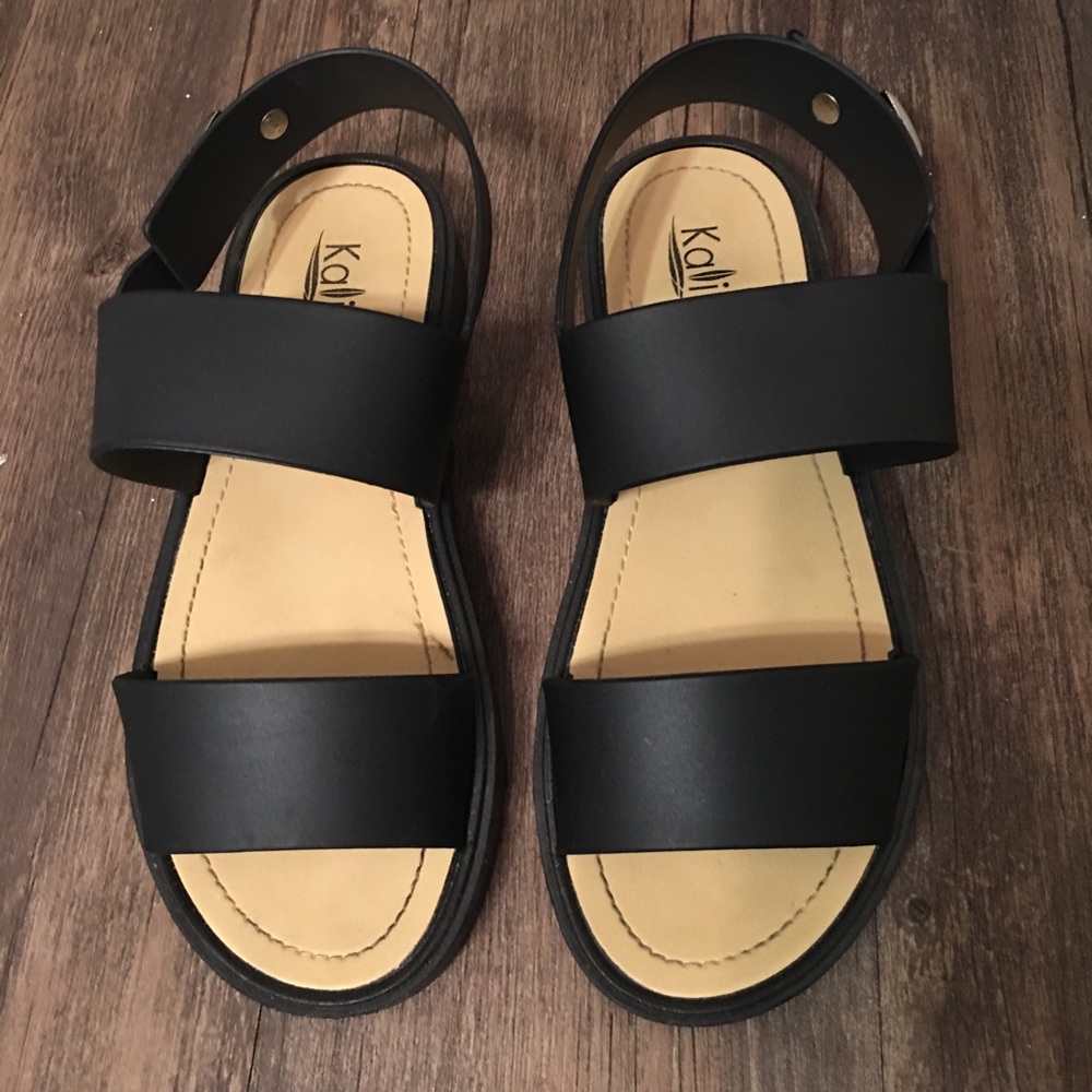 NWOT Double Strap Sandals